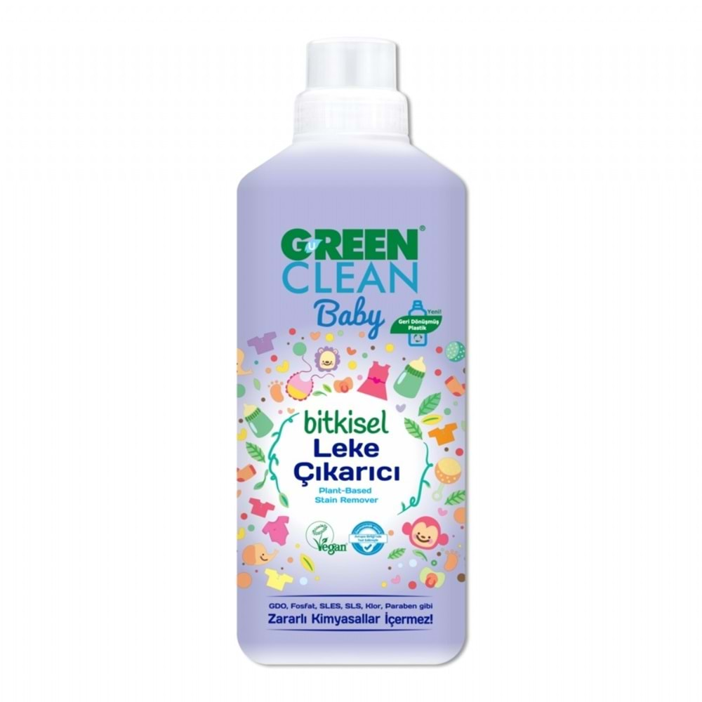 Green Clean Bitkisel Ve Dogal Bebek Leke Çikarici 1000 Ml