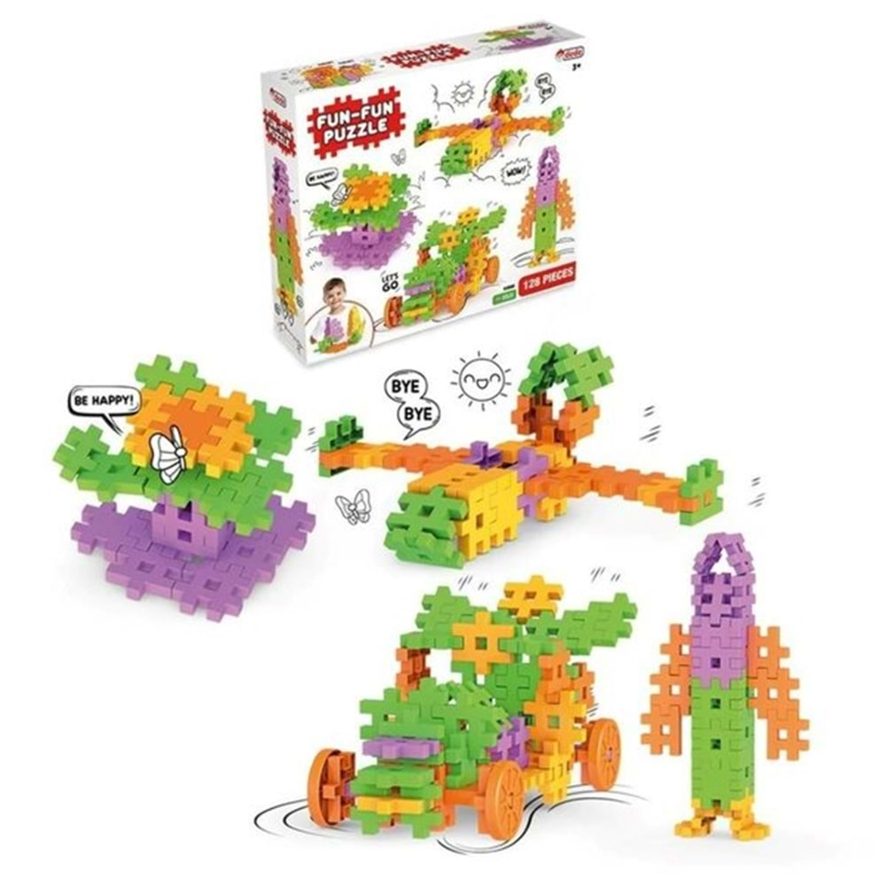 Dede Fun Puzzle 128 parça 03905