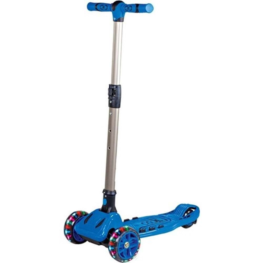 Cool Wheels Maxi Twist Işıklı 3 Tekerlekli Katlanabilir Scooter+6 Mavi FR59182