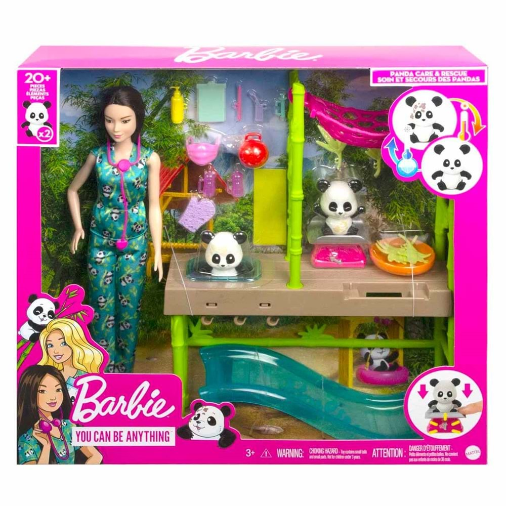 Barbie Panda Bakımı Oyun Seti HKT77