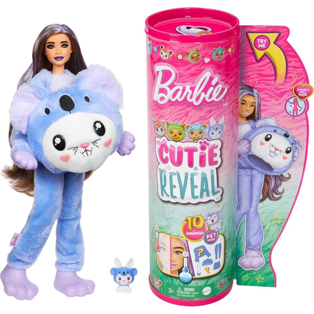 Barbie Cutie Reveal Şirin Kostümler Serisi HRK22-HRK25