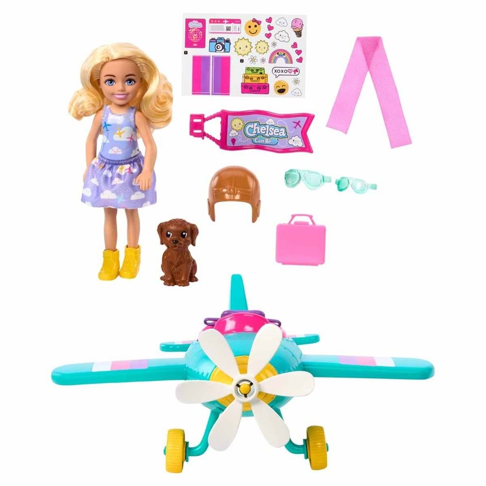 Barbie Chelsa nın Pervaneli Mini Uçağı HTK38