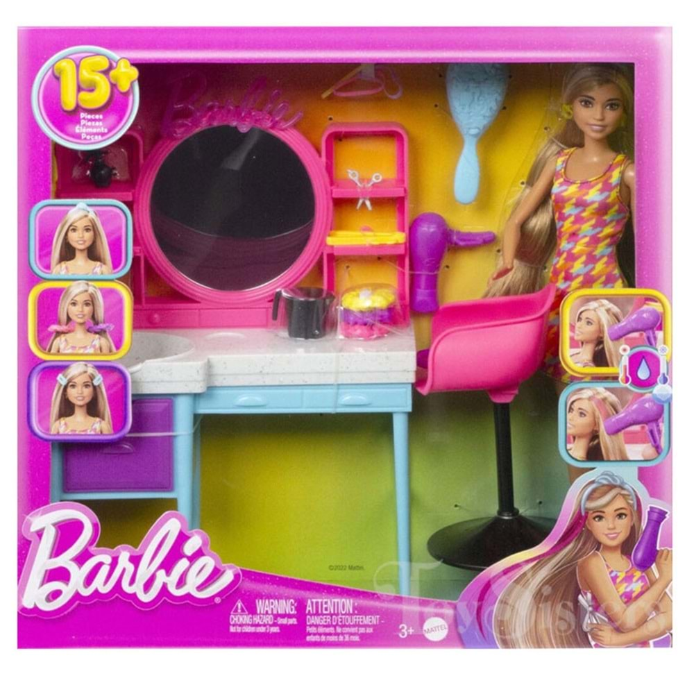 Barbie Muhteşem Kuaför Oyun Seti HKV00