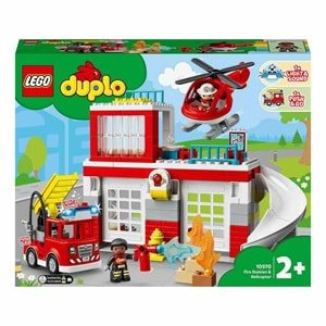 Lego Duplo Kurtarma İtfaiye Merkezi ve Helikopter 10970