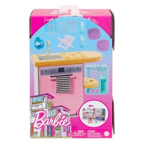 Barbie'nin Ev Dekorasyonu Oyun Setleri HJV32