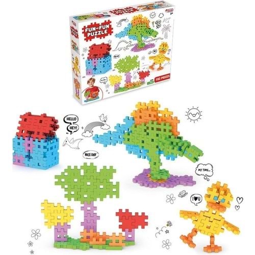 Dede Fun Puzzle 192 parça 03906