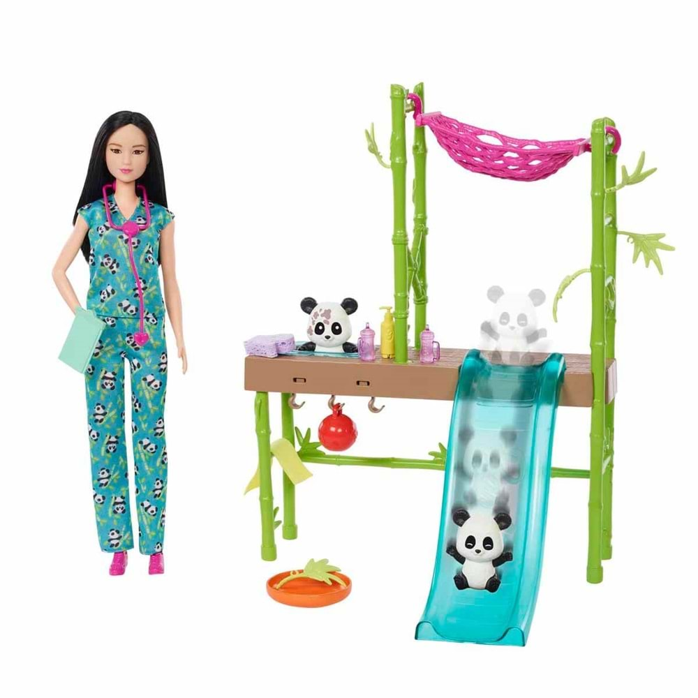 Barbie Panda Bakımı Oyun Seti HKT77